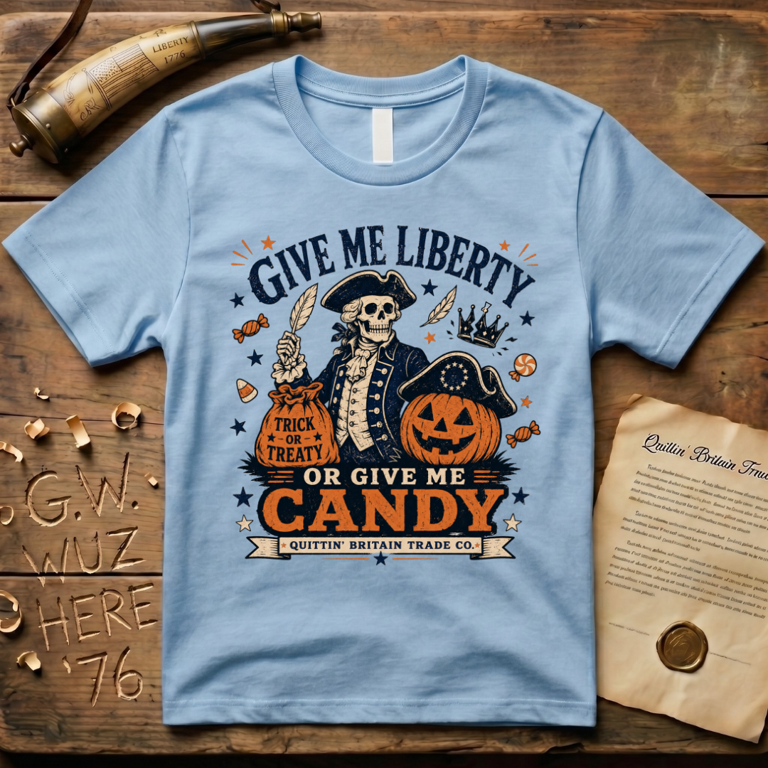 Give Me Liberty or Give Me Candy Halloween T-Shirt