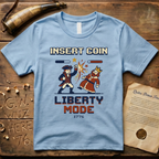8-Bit Insert Coin Liberty Mode 1776 T-Shirt