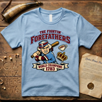 The Fightin' Forefathers World Champions 1783 Baseball Retro Batter T-Shirt