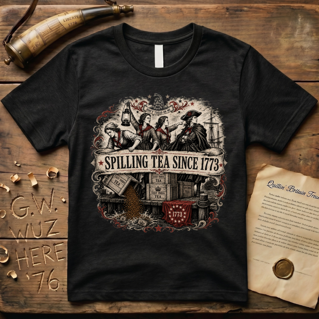The Ladies of Boston Spilling Tea Since 1773 T-Shirt