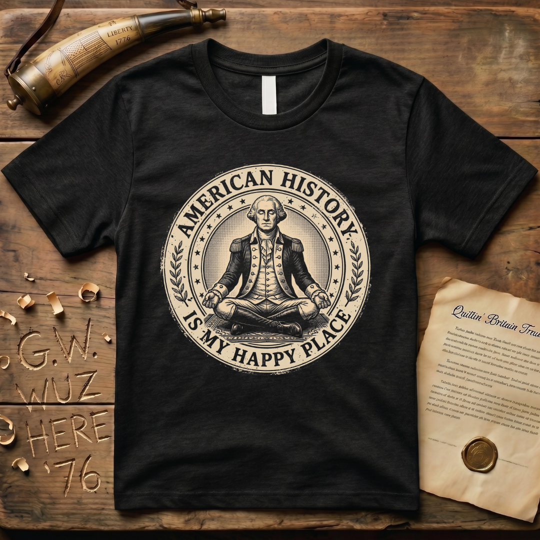 American History is My Happy Place Yoga T-Shirt