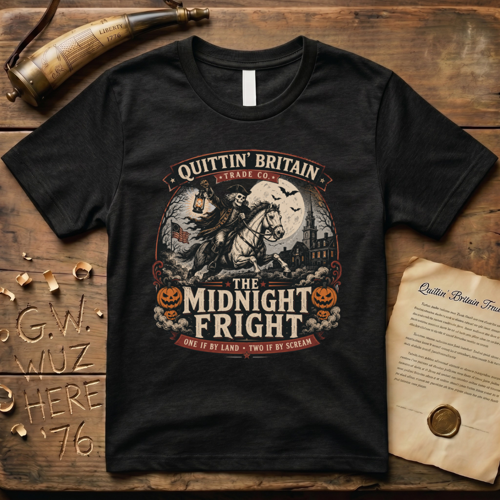 The Midnight Fright Paul Revere Halloween T-Shirt