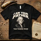 Thomas Jefferson I Am Your Founding Father Dark Father's Day T-Shirt
