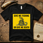 Give Me Fishing or Give Me Death Flag Lure T-Shirt