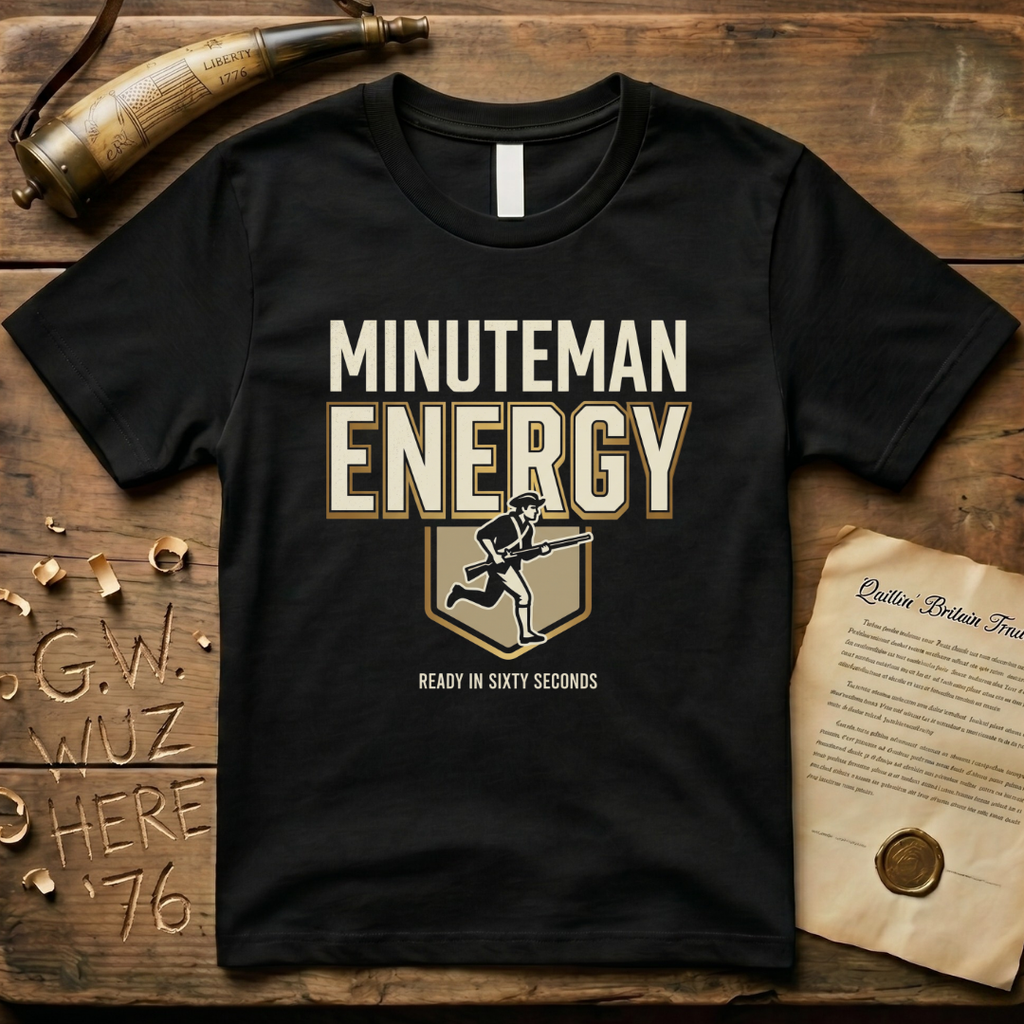 Minuteman Energy - Ready in Sixty Seconds Dark T-Shirt