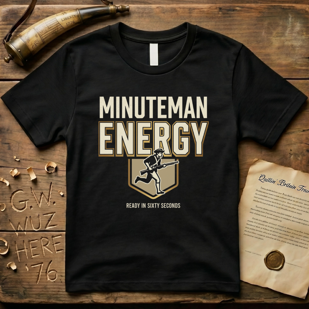 Minuteman Energy - Ready in Sixty Seconds Dark T-Shirt