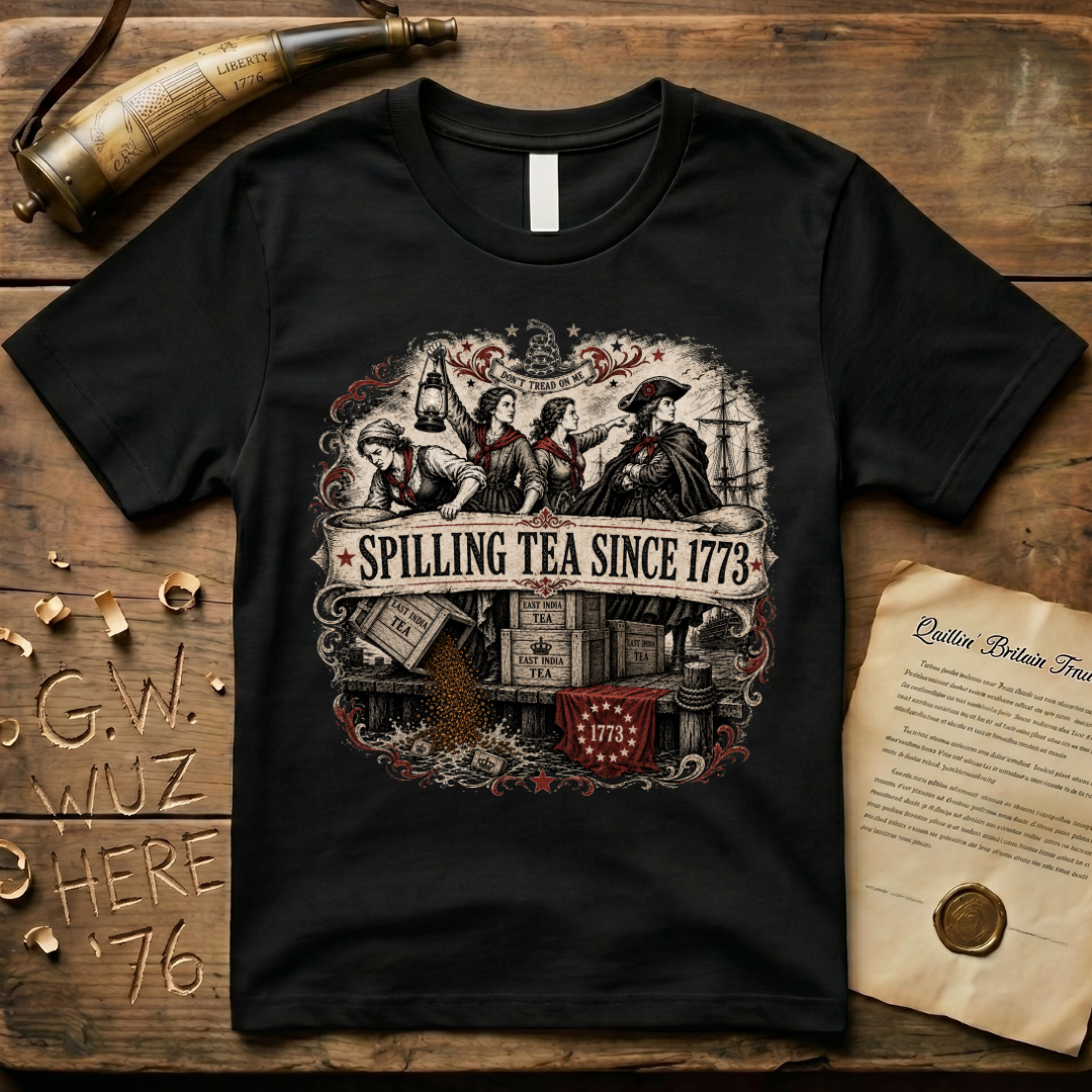 The Ladies of Boston Spilling Tea Since 1773 T-Shirt