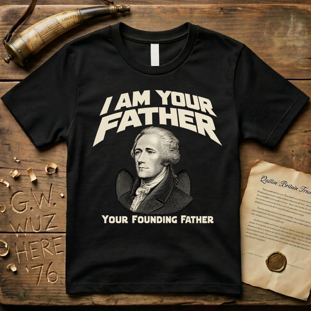Alexander Hamilton I Am Your Founding Father Dark Father's Day T-Shirt