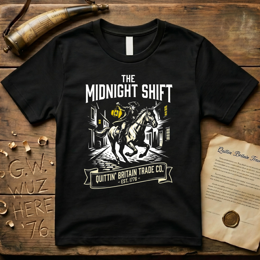 Paul Revere is on The Midnight Shift T-Shirt