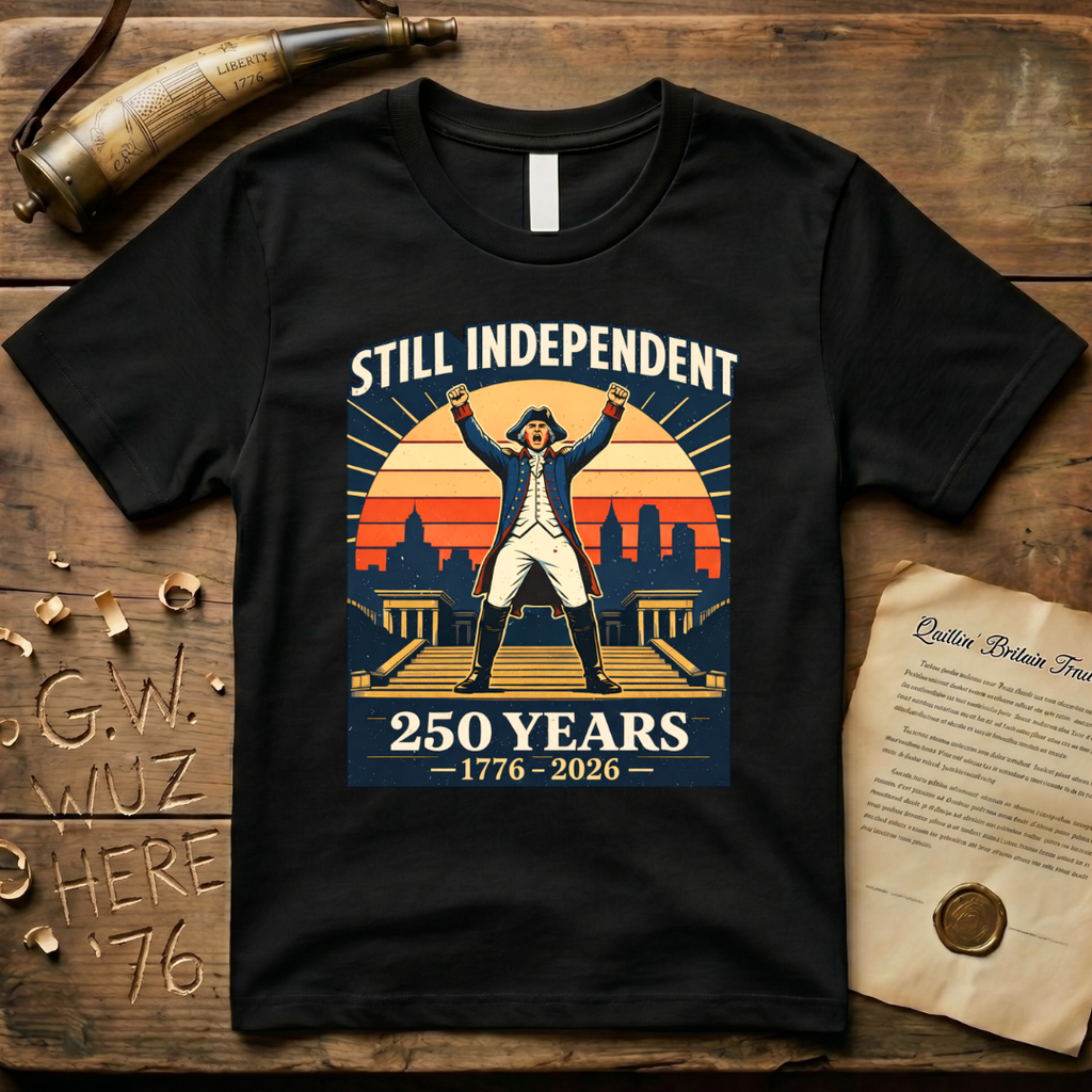 George Washington Still Independent 250 Years 1776-2026 T-Shirt