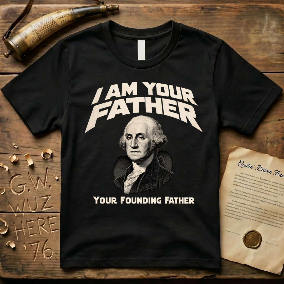 George Washington I Am Your Founding Father Dark Father's Day T-Shirt