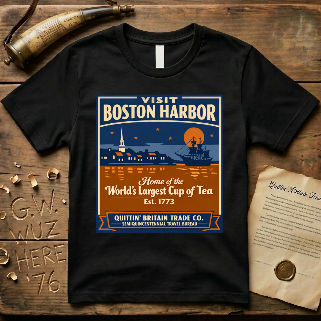 Boston Harbor Home of the World's Largest Cup of Tea T-Shirt
