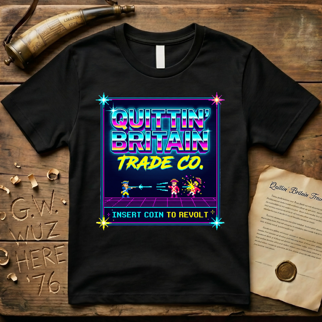 8-Bit Insert Coin To Revolt Arcade-Style T-Shirt