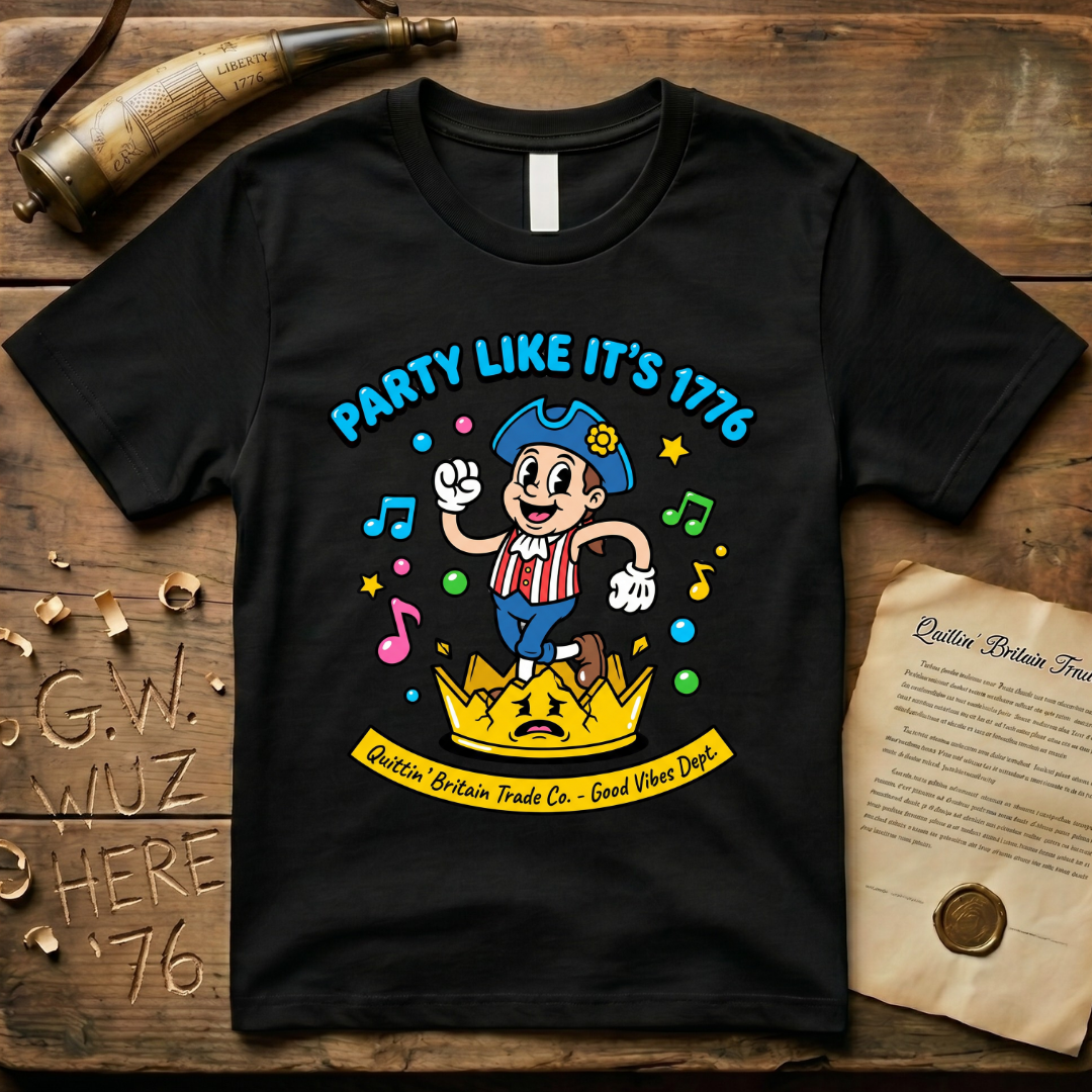 Party Like It's 1776 Rubber Hose Animation T-Shirt