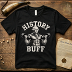 History Buff George Washington Huge Dark Design T-Shirt