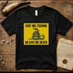 Give Me Fishing or Give Me Death Flag Lure T-Shirt