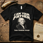 John Adams I Am Your Founding Father Dark Father's Day T-Shirt
