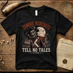 Zombie Redcoats Tell No Tales Halloween 1776 Dark T-Shirt