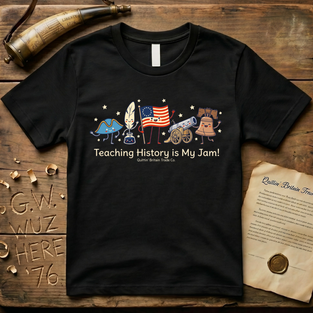 Teaching History is My Jam School Teacher Dark T-Shirt