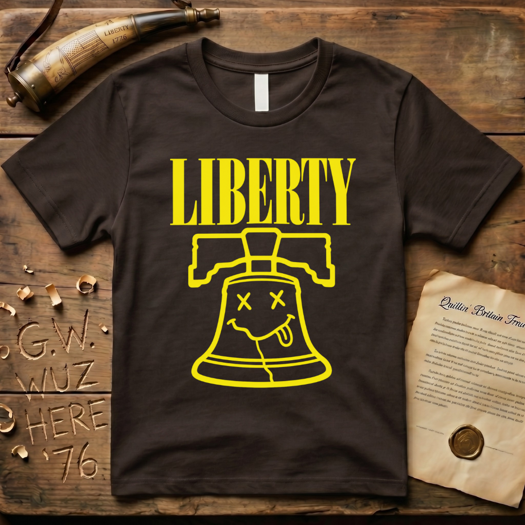 Grunge Liberty Bell 90's Design Dark T-Shirt