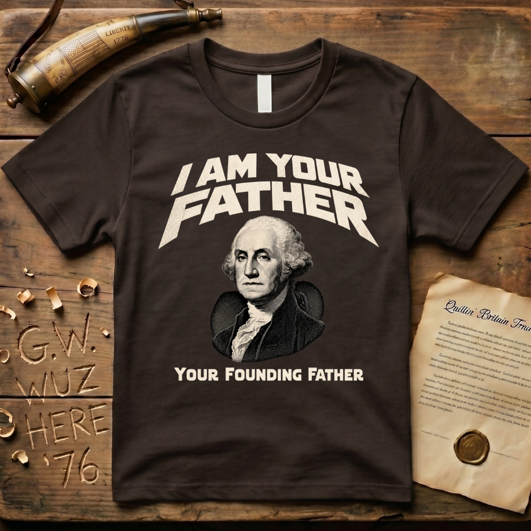 George Washington I Am Your Founding Father Dark Father's Day T-Shirt