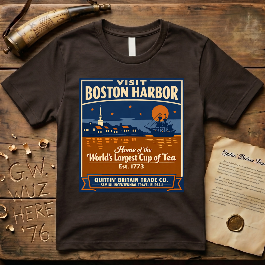 Boston Harbor Home of the World's Largest Cup of Tea T-Shirt