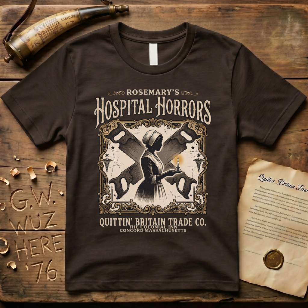 Rosemary's Hospital Horrors The Colonial Inn Ghost Story Dark T-Shirt