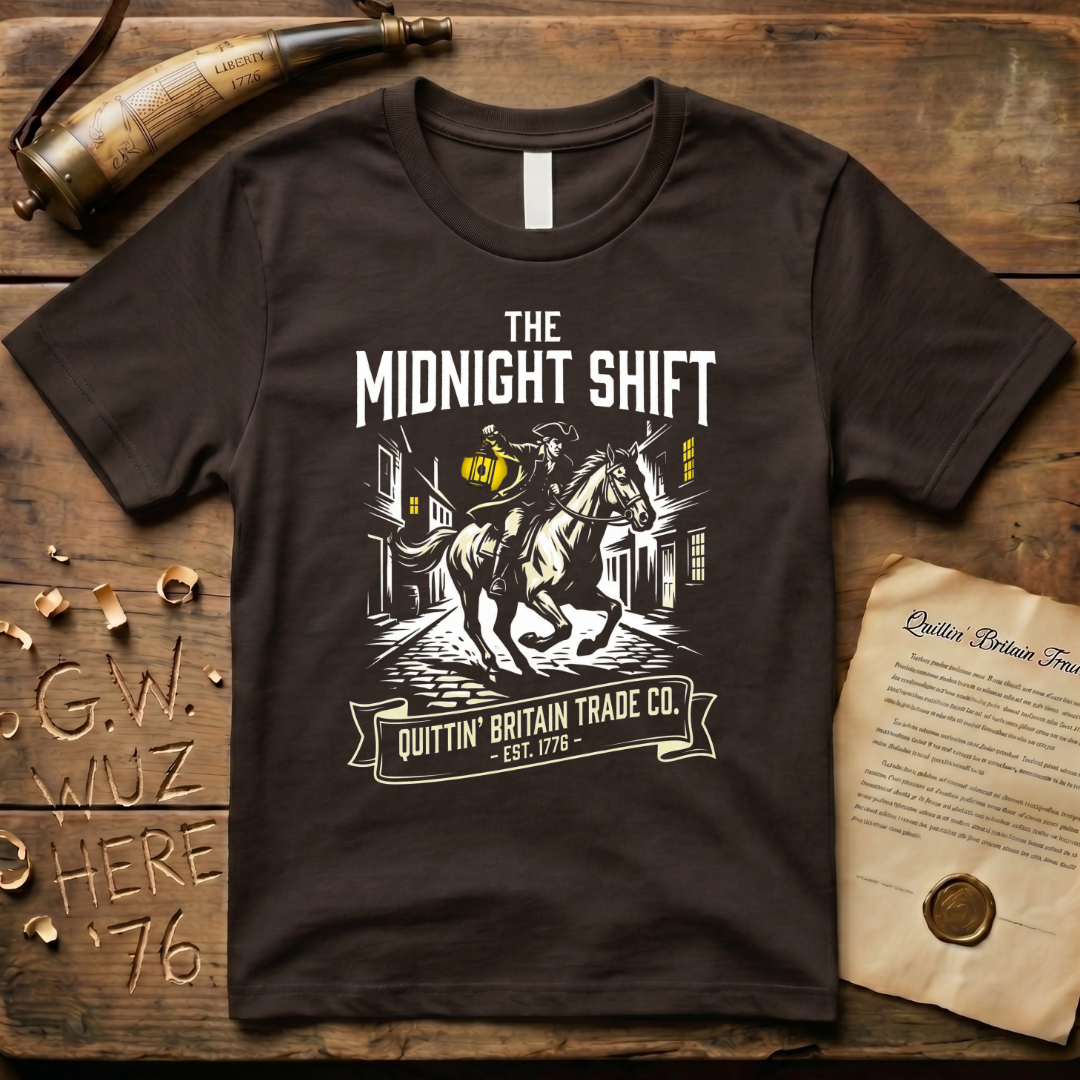 Paul Revere is on The Midnight Shift T-Shirt