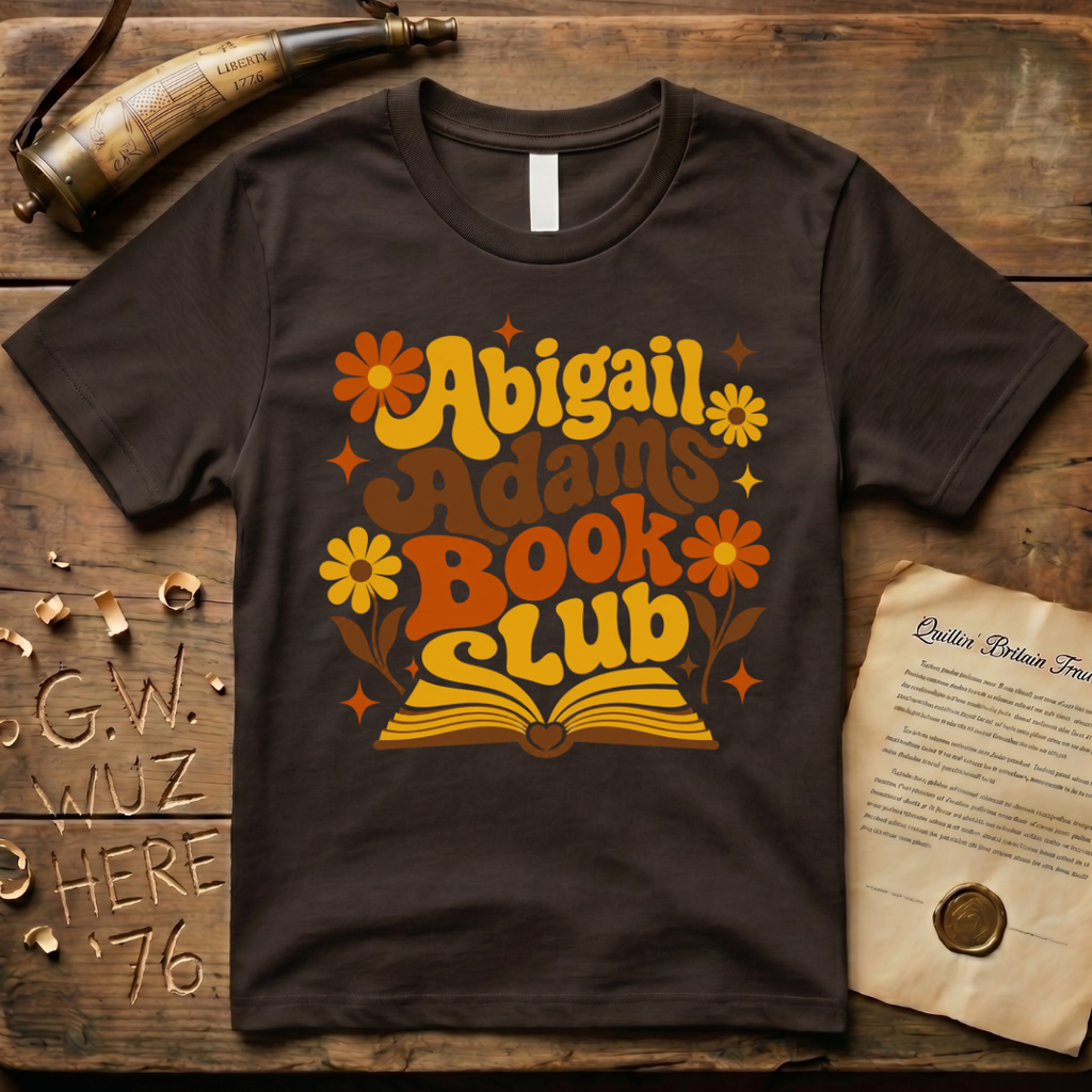 Abigail Adams Book Club 1970's Style T-Shirt