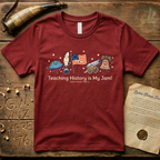 Teaching History is My Jam School Teacher Dark T-Shirt
