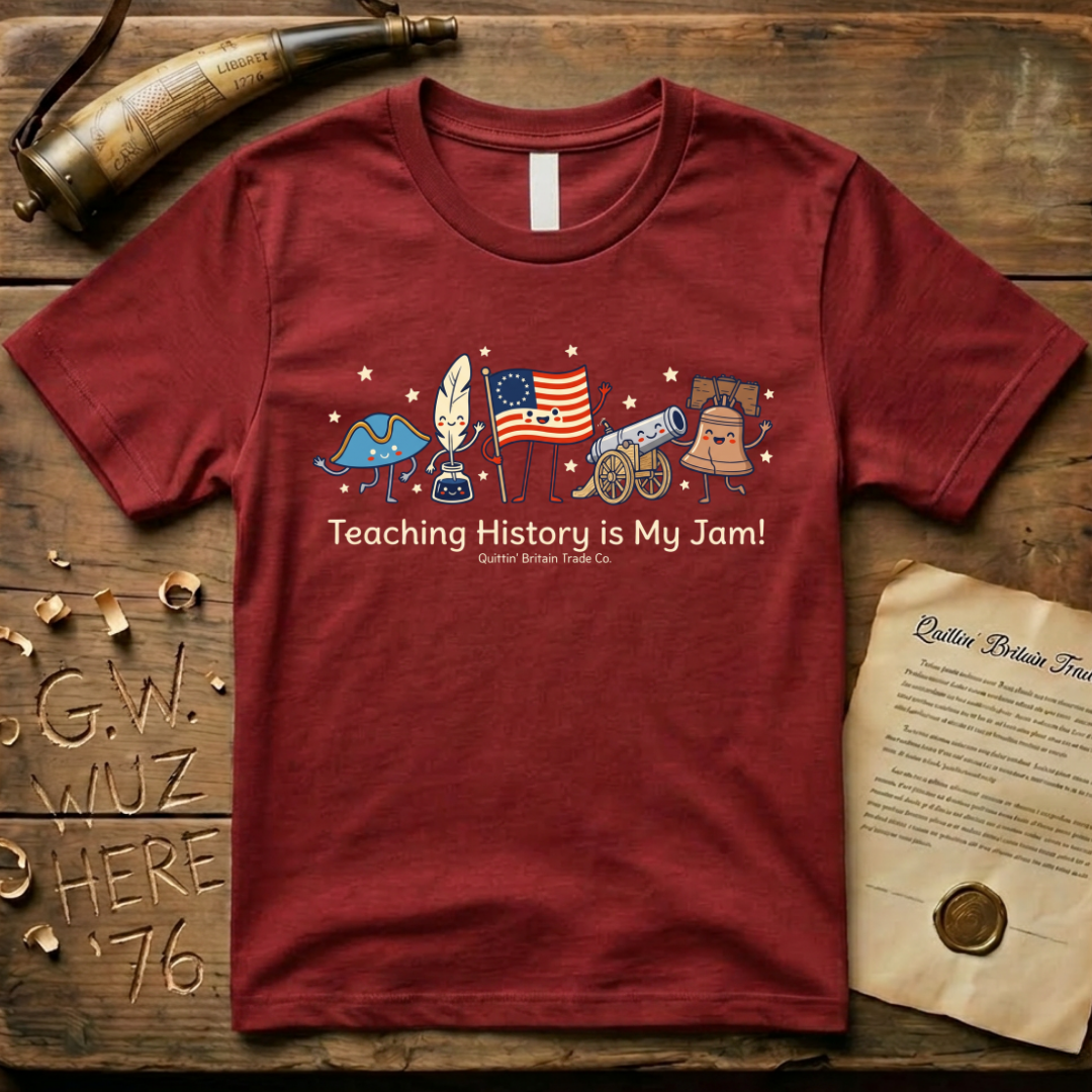 Teaching History is My Jam School Teacher Dark T-Shirt