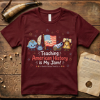 Teaching American History is My Jam Teacher Dark T-Shirt