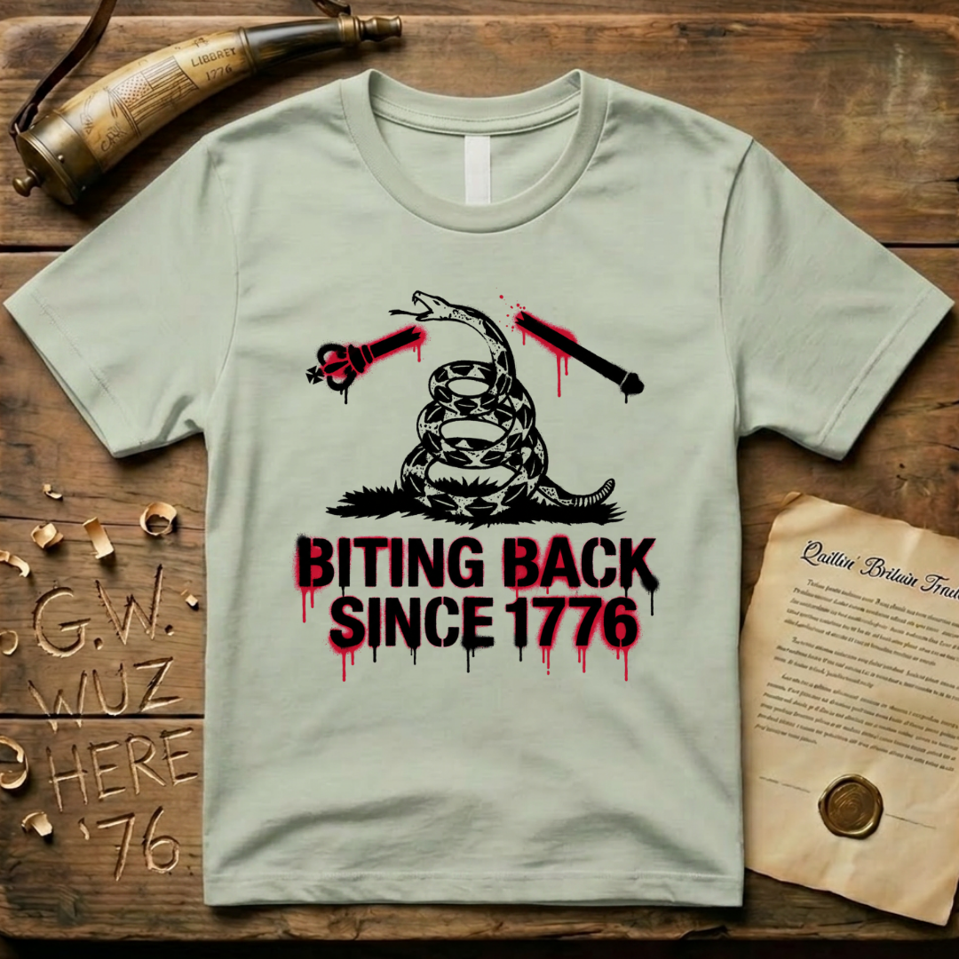 Biting Back Since 1776 Gadsen Snake T-Shirt