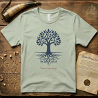 Liberty Runs Deep Minimalist Liberty Tree Skull Roots T-Shirt