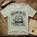 Spilling The Tea Since '73 Classic Black Cargo Ship T-Shirt