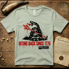 Quittin' Britain Trade Co. Biting Back Since 1776 Timber Rattlesnake T-Shirt