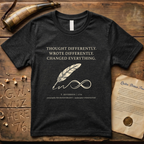 Thomas Jefferson - Changed Everything - Gold Autism Infinity Symbol T-Shirt