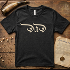 "Dad" Declaration of Independence Font Father's Day Dark T-Shirt