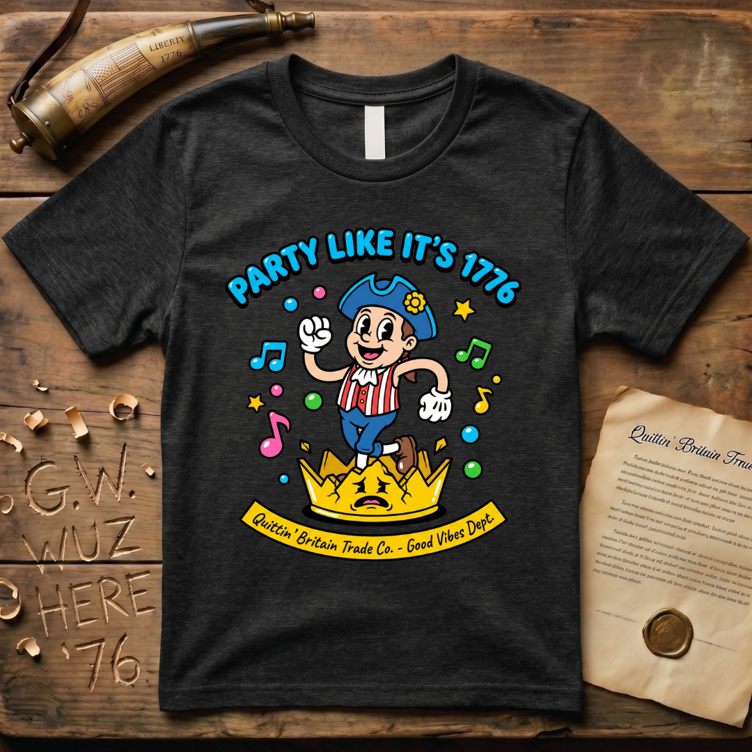 Party Like It's 1776 Rubber Hose Animation T-Shirt