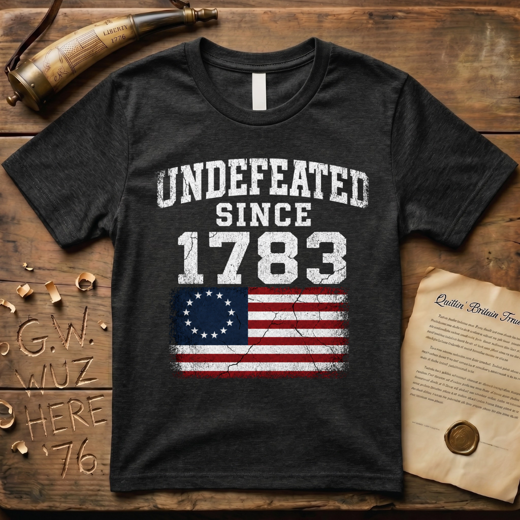 America Undefeated Since 1783 T-Shirt