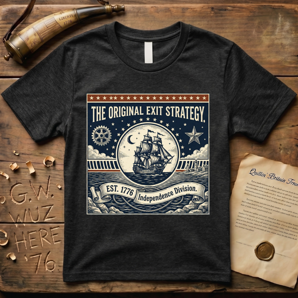 The Original Exit Strategy - Independent Division Tarot-Style T-Shirt
