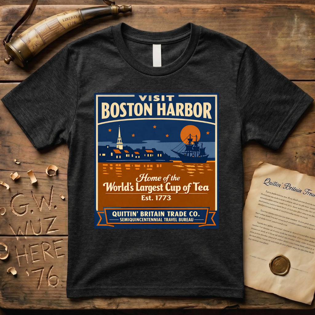 Boston Harbor Home of the World's Largest Cup of Tea T-Shirt