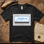 John Hancock Electronic Document Signature T-Shirt