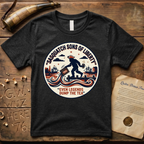 Sasquatch Sons of Liberty, Even Legends Dump the Tea Badge T-Shirt