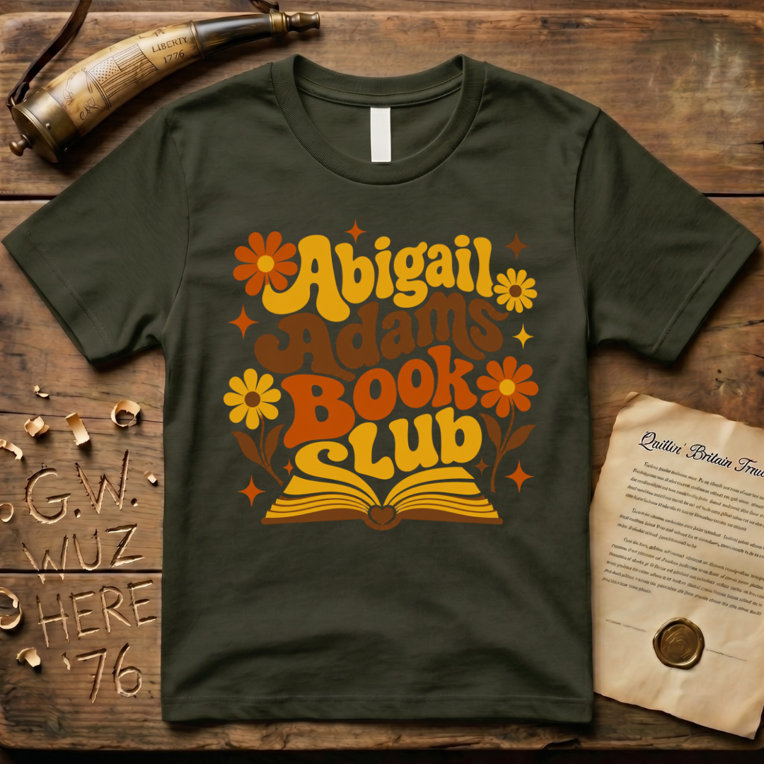 Abigail Adams Book Club 1970's Style T-Shirt