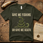 Give Me Fishing or Give Me Death Dark Lure T-Shirt