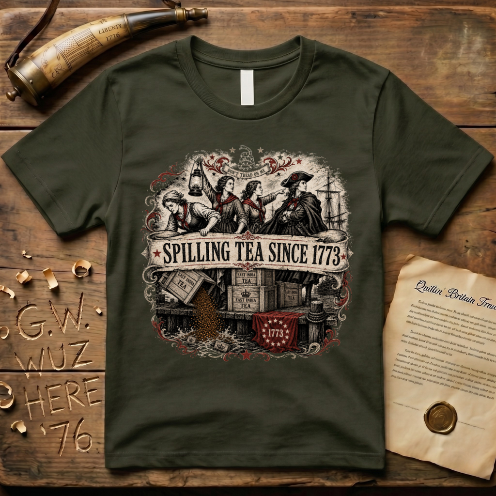 The Ladies of Boston Spilling Tea Since 1773 T-Shirt