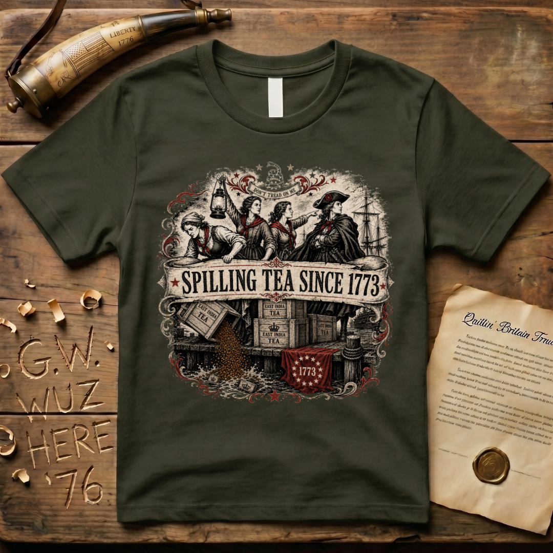 The Ladies of Boston Spilling Tea Since 1773 T-Shirt
