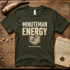 Minuteman Energy - Ready in Sixty Seconds Dark T-Shirt