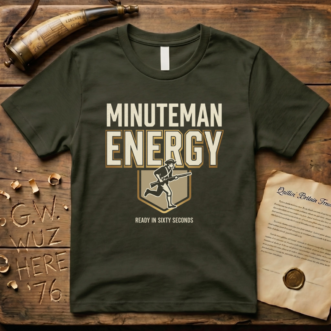 Minuteman Energy - Ready in Sixty Seconds Dark T-Shirt